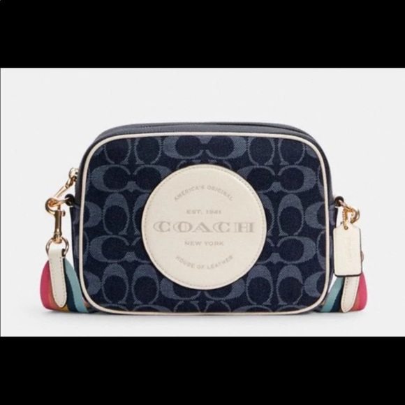 Coach Camera crossbody bag with Rainbow Strap - Picture 4 of 5